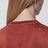 T-shirt in cotone color ruggine con stampa floreale
