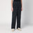 Wide black trousers in denim