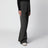 Dark green wool-blend trousers