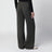 Dark green wool-blend trousers