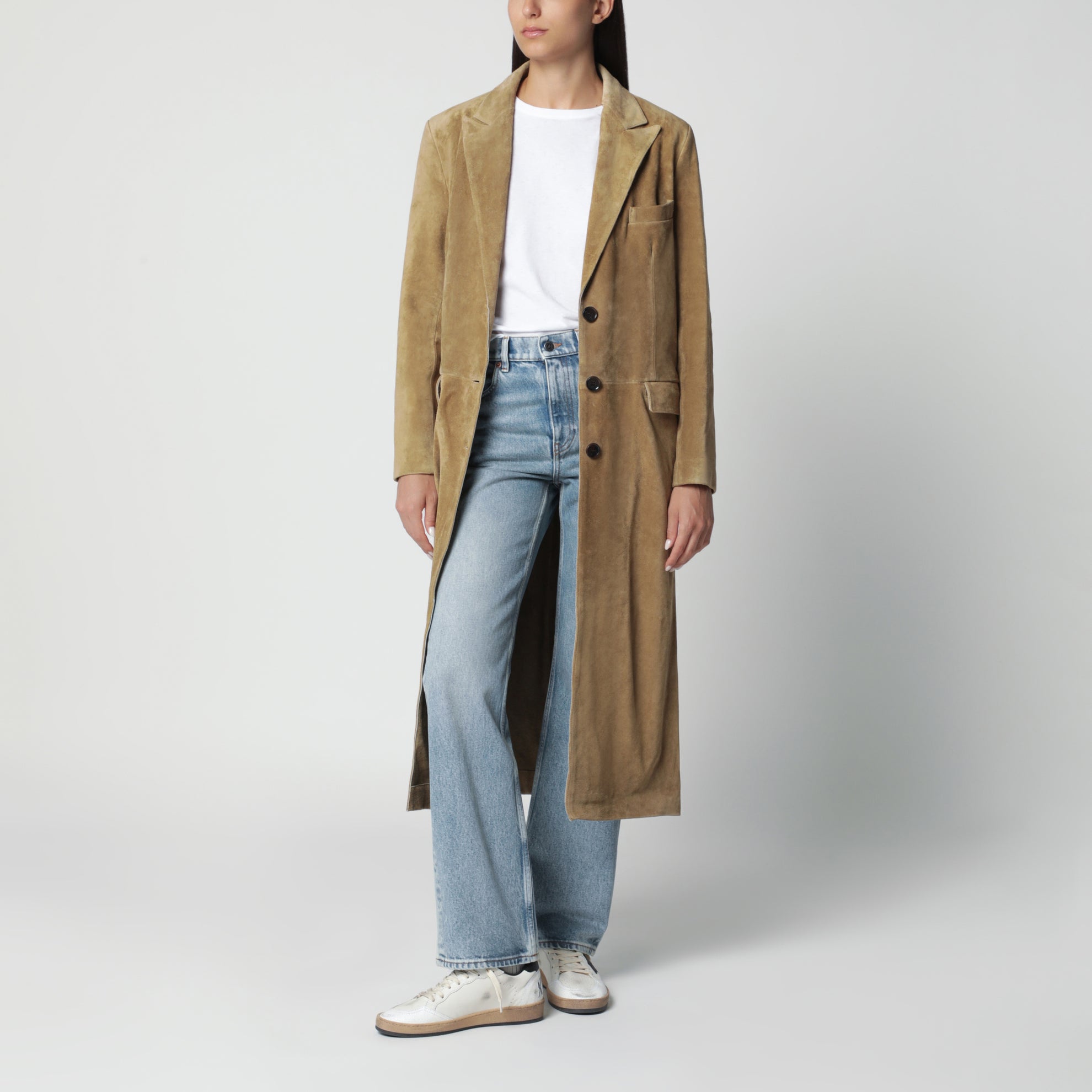 Hellblaue Jeans mit Washed-Effekt