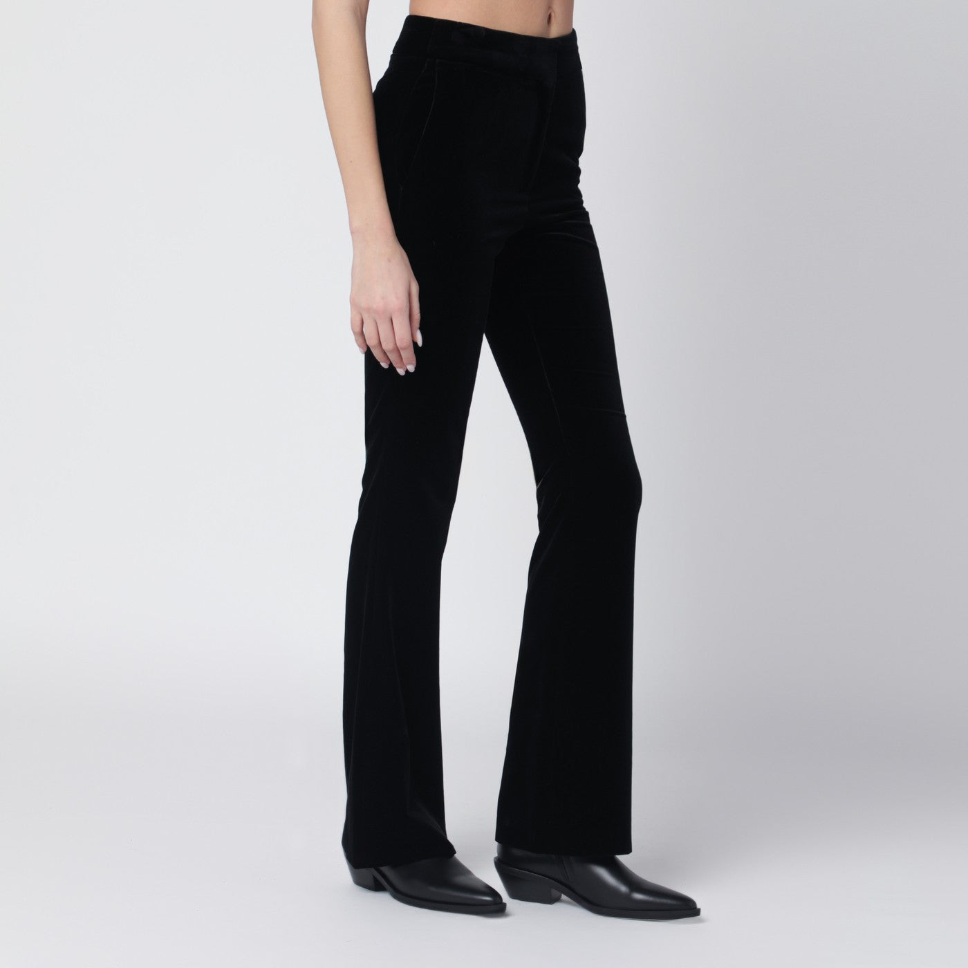 Pantalon noir en velours