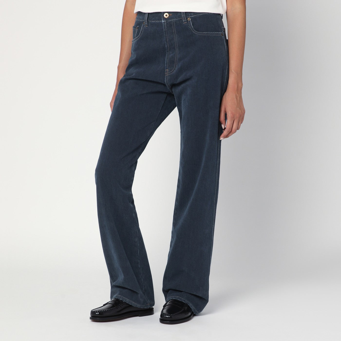 Blaue Jeanshose