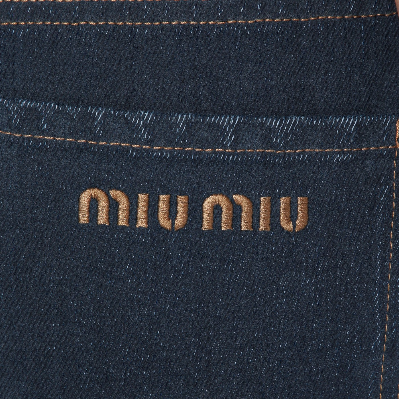 Blaue Jeanshose