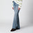 Light blue washed denim trousers