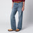 Pantaloni in denim stone washed in cotone blu