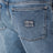 Pantaloni in denim stone washed in cotone blu