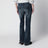 Jean flare bleu effet délavé