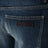 Jean flare bleu effet délavé