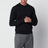 Pullover girocollo verde in cashmere
