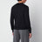Pullover girocollo verde in cashmere