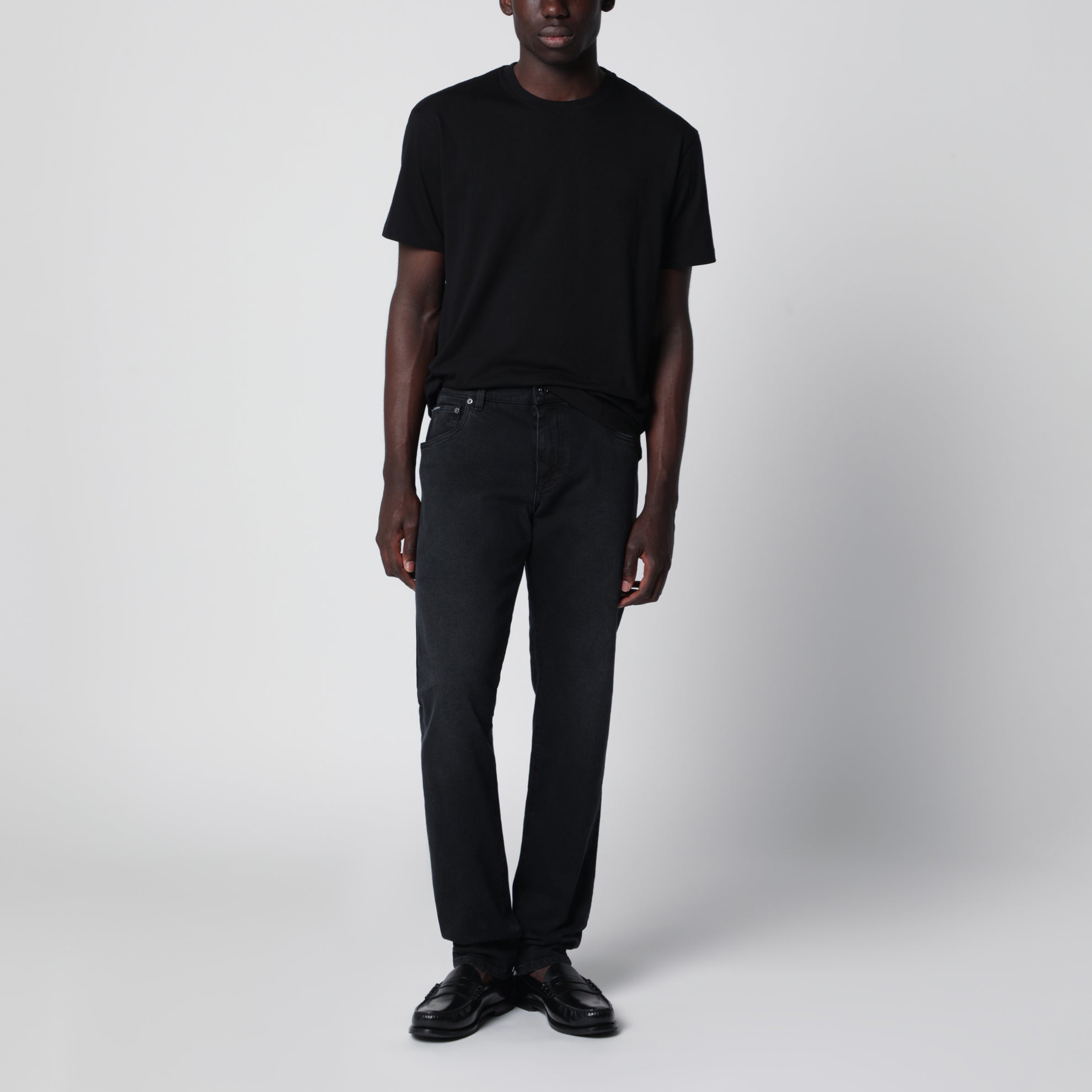 Jeans in denim stretch grigio