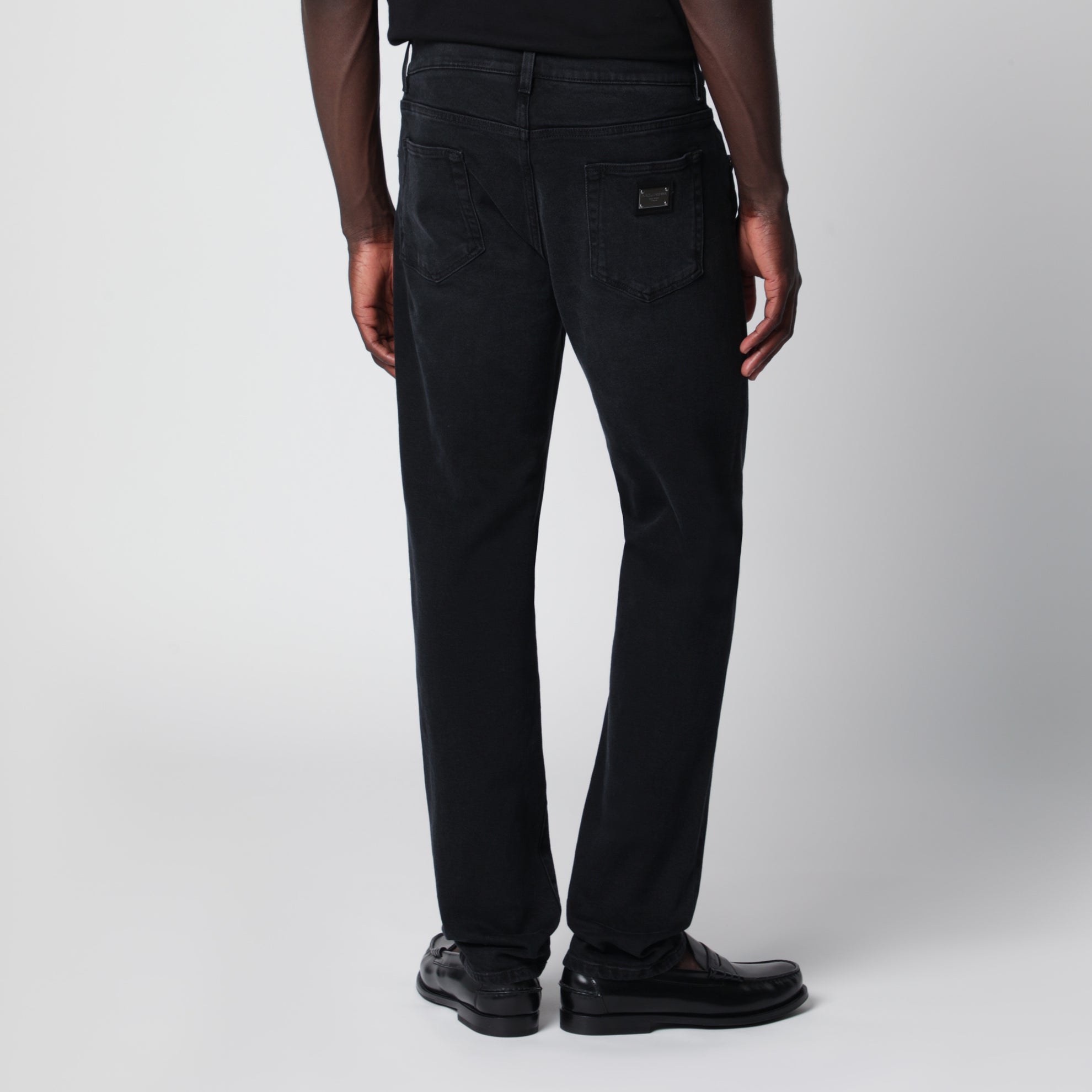 Jeans in denim stretch grigio
