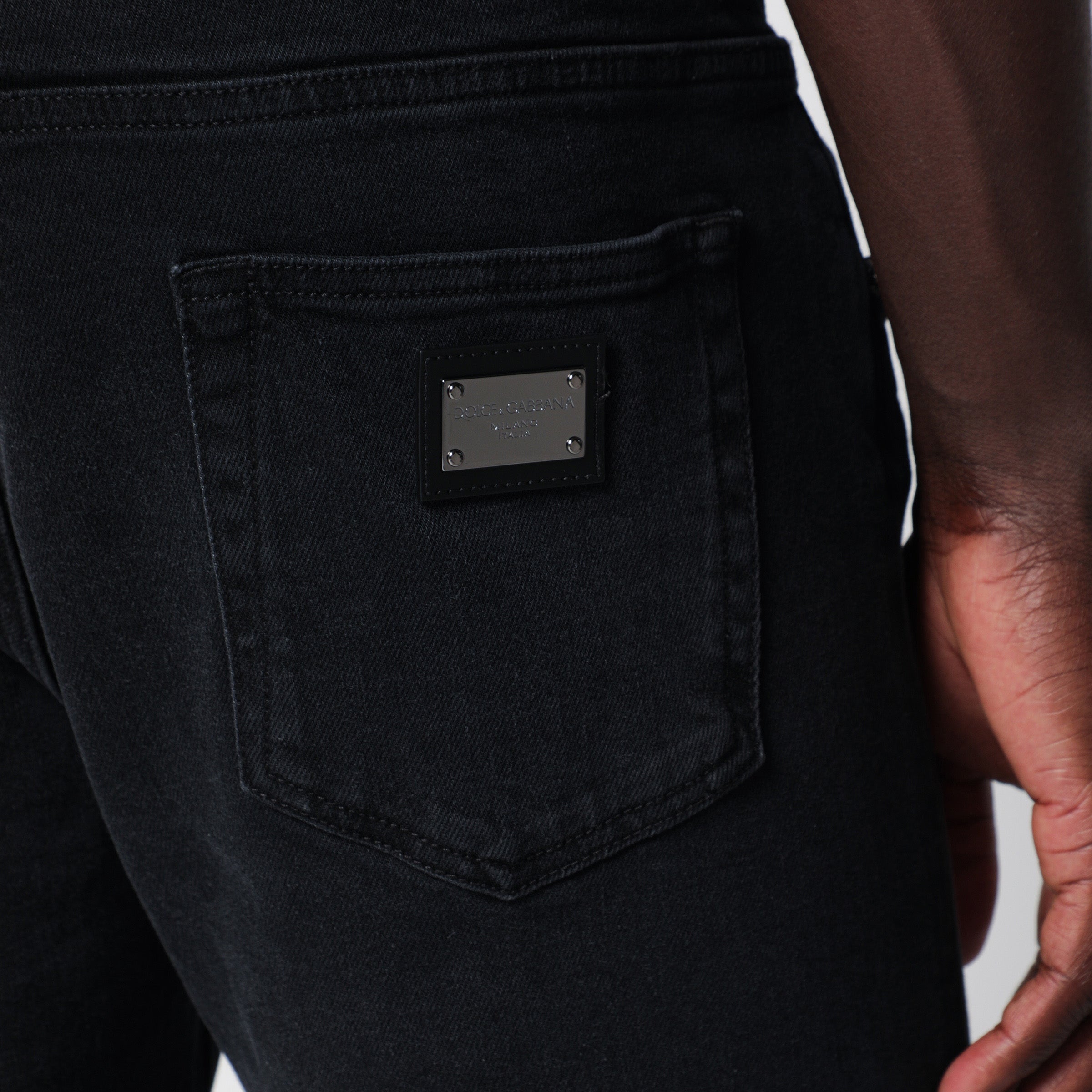 Dolce&Gabbana Stretch jeans in grey denim | TheDoubleF