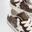 Super-Star sneakers in brown/cream glitter