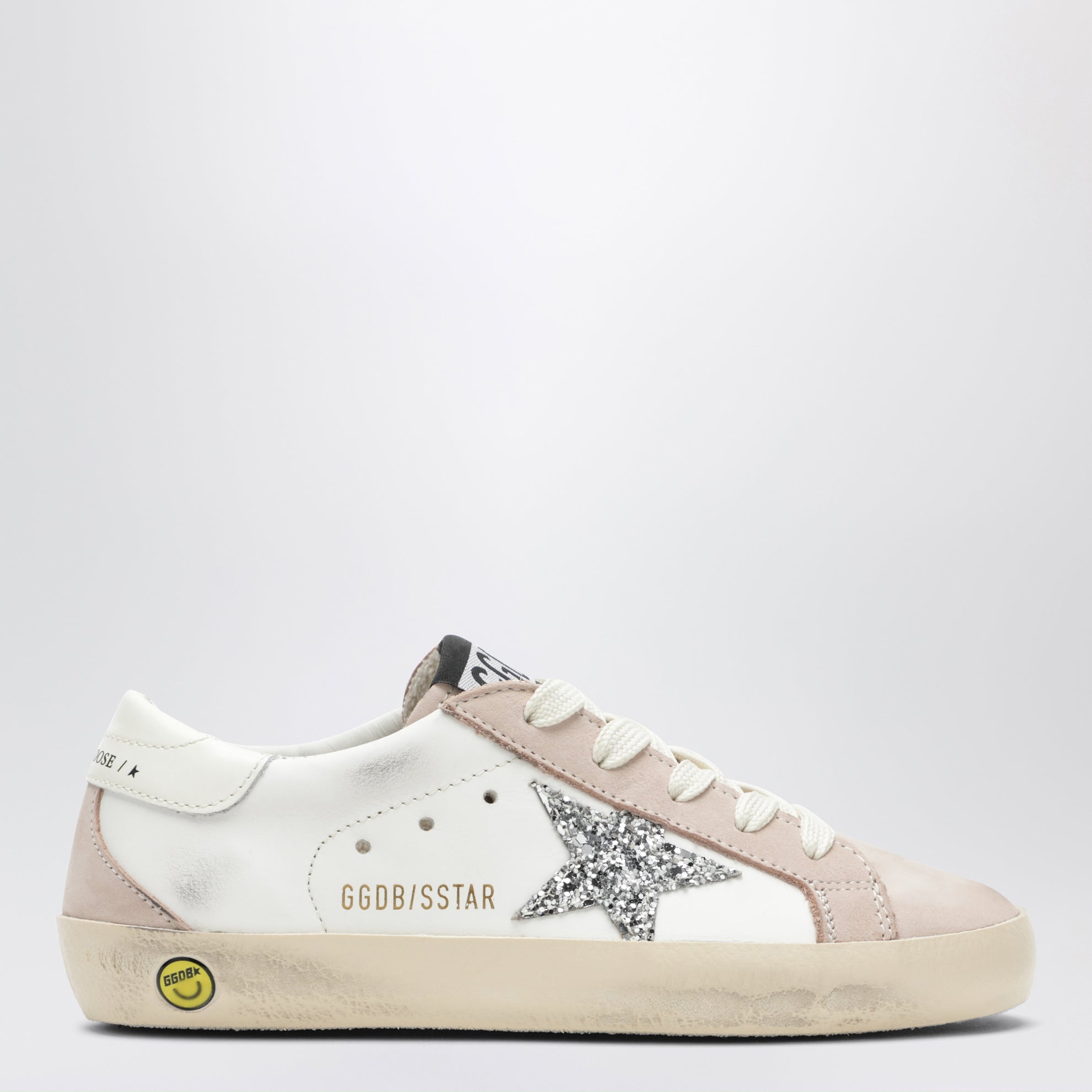 Sneakers Super-Star bianca/rosa/argento
