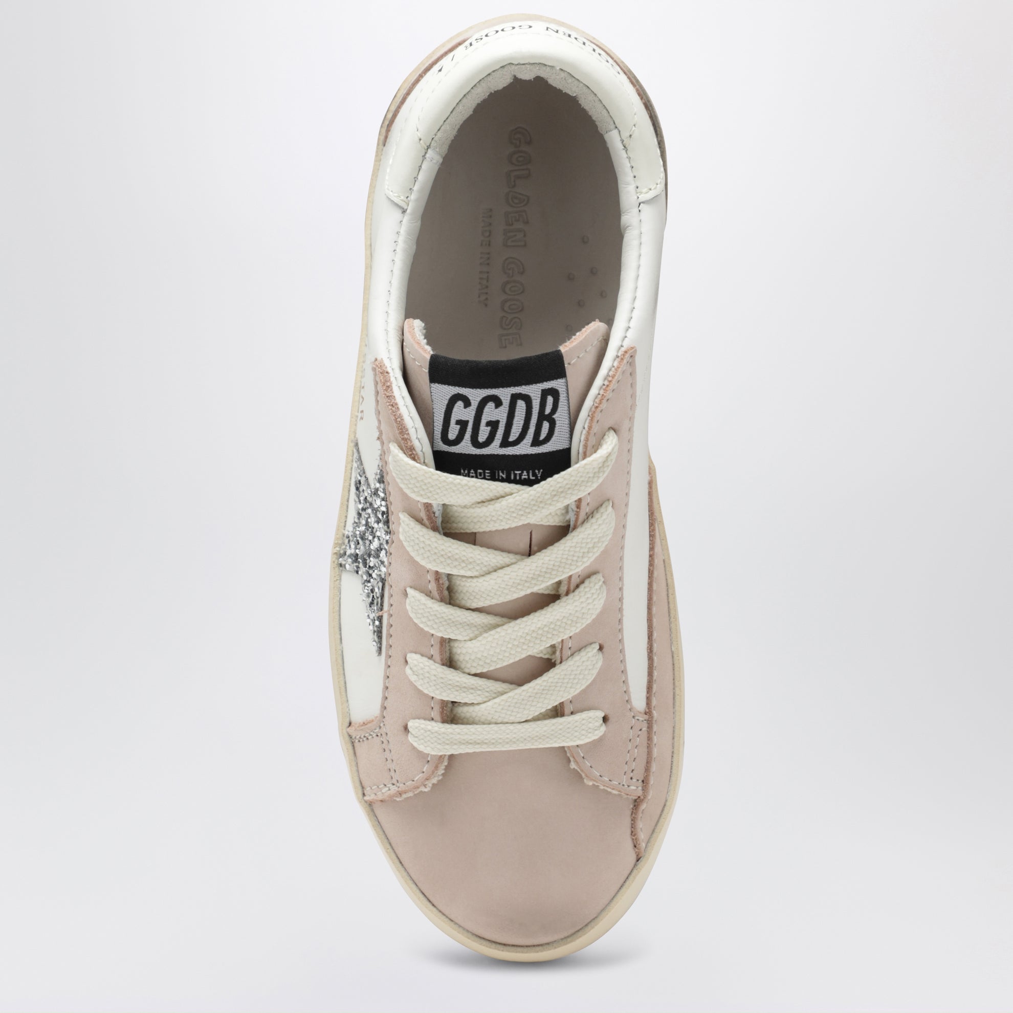 Sneakers Super-Star bianca/rosa/argento