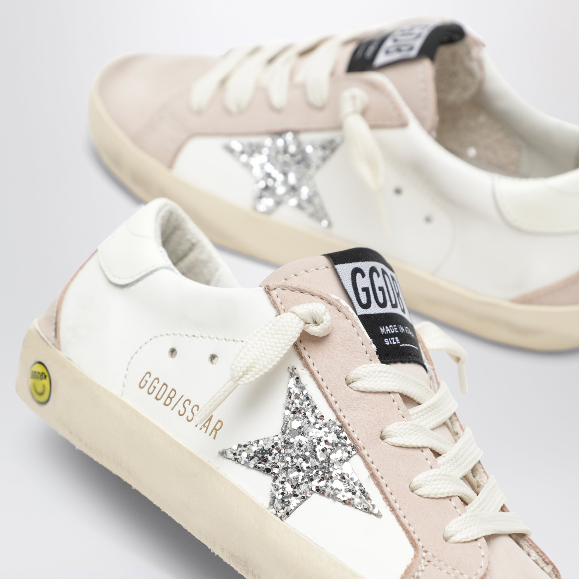Sneakers Super-Star bianca/rosa/argento