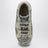 Sneaker Old School in glitter platino/crema