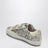 Sneaker Old School in glitter platino/crema