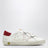 Sneakers Old School en cuir blanc/rouge