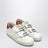 Sneakers Old School en cuir blanc/rouge