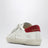 Sneakers Old School en cuir blanc/rouge