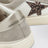 White/taupe May Sneakers with glitter star
