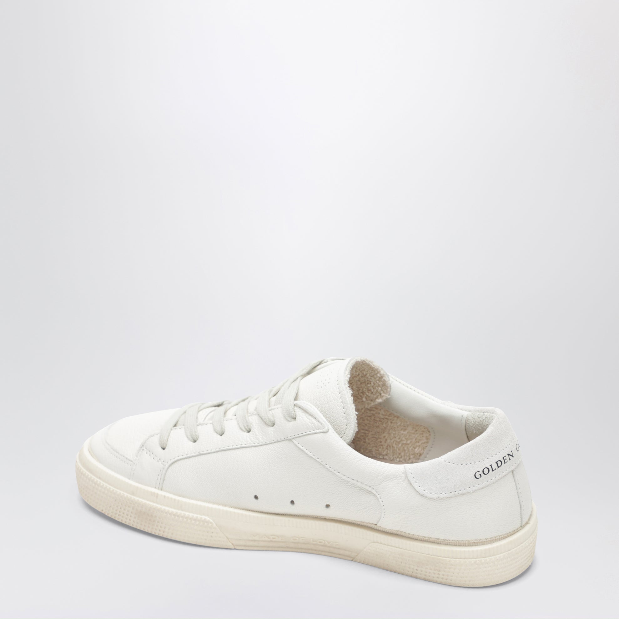 May Sneaker aus weißem Leder