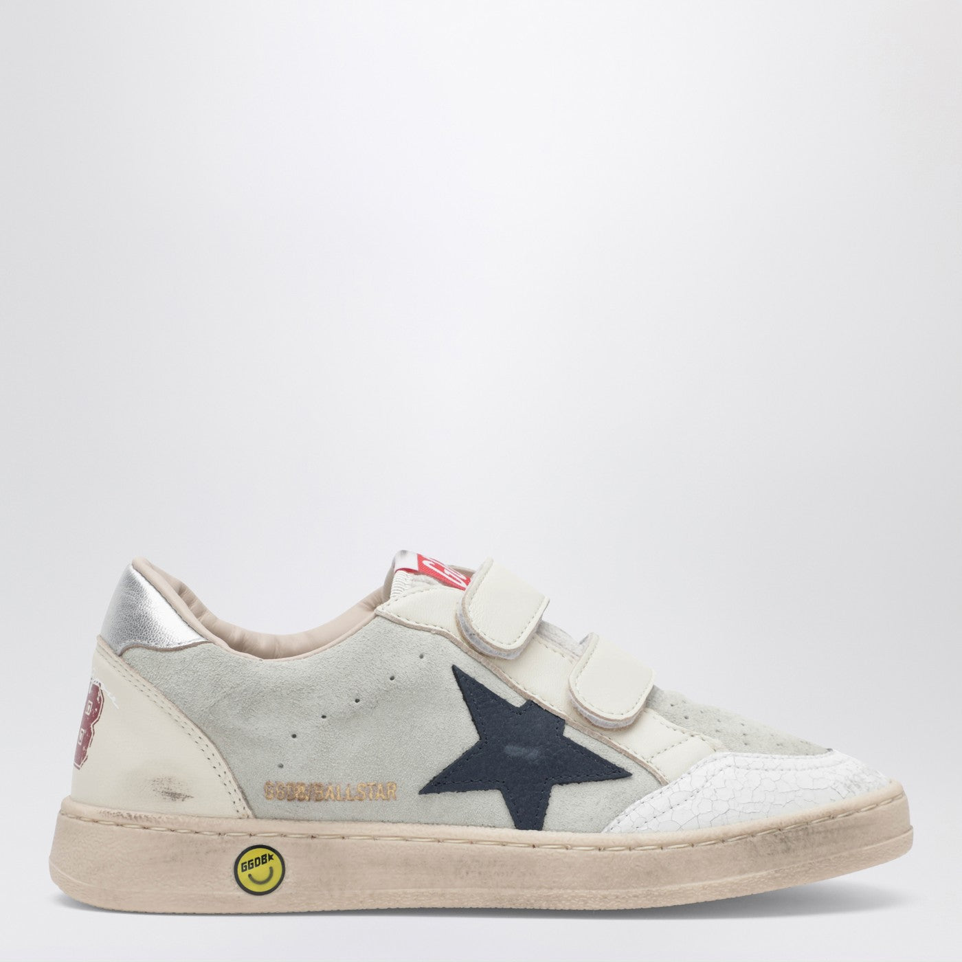 Ball Star Sneakers in grey/white/beige/navy blue