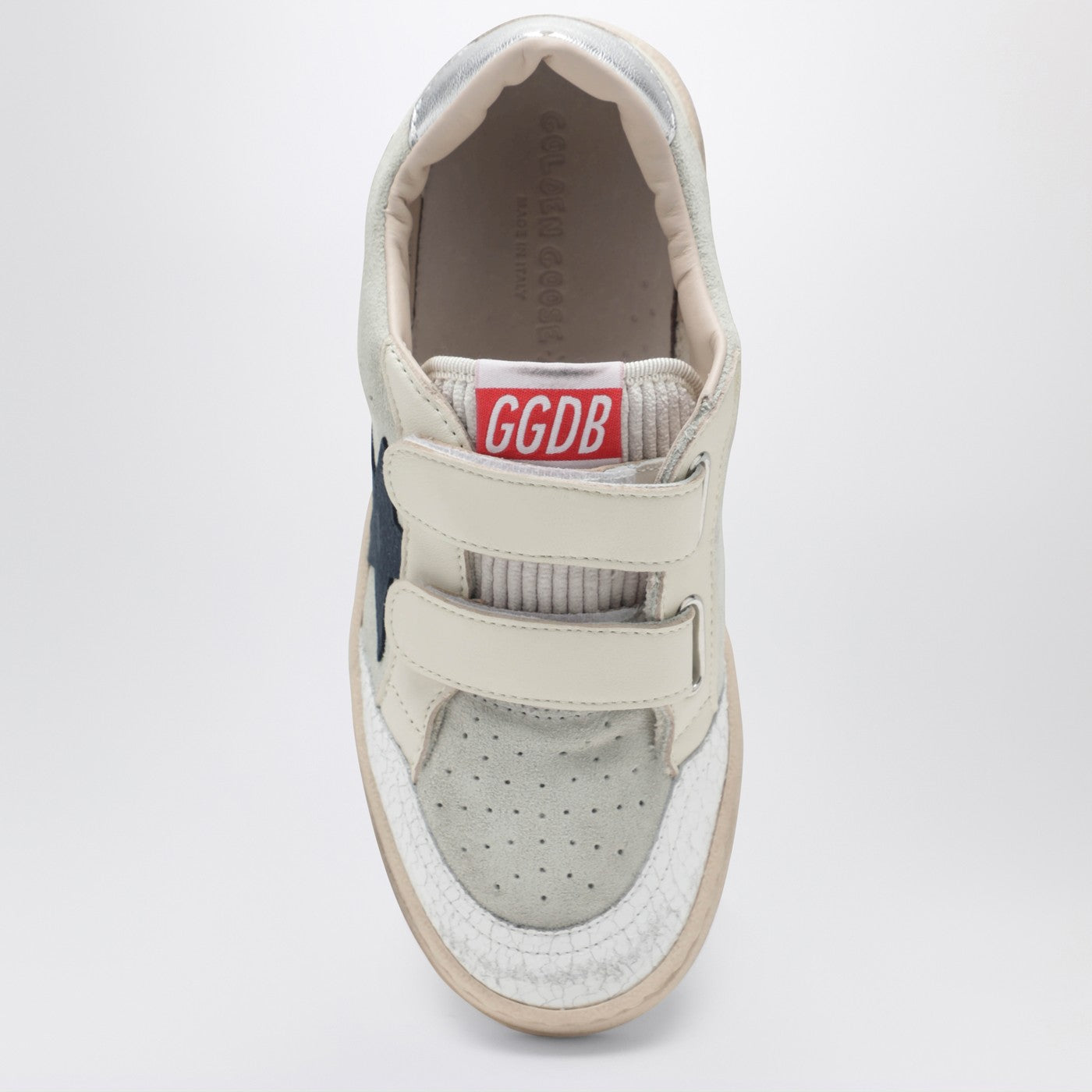 Ball Star Sneakers in grey/white/beige/navy blue
