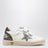 Sneakers Ballstar en cuir blanc/glitter