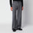 Flanellhose in meliertem Grau