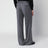 Flanellhose in meliertem Grau