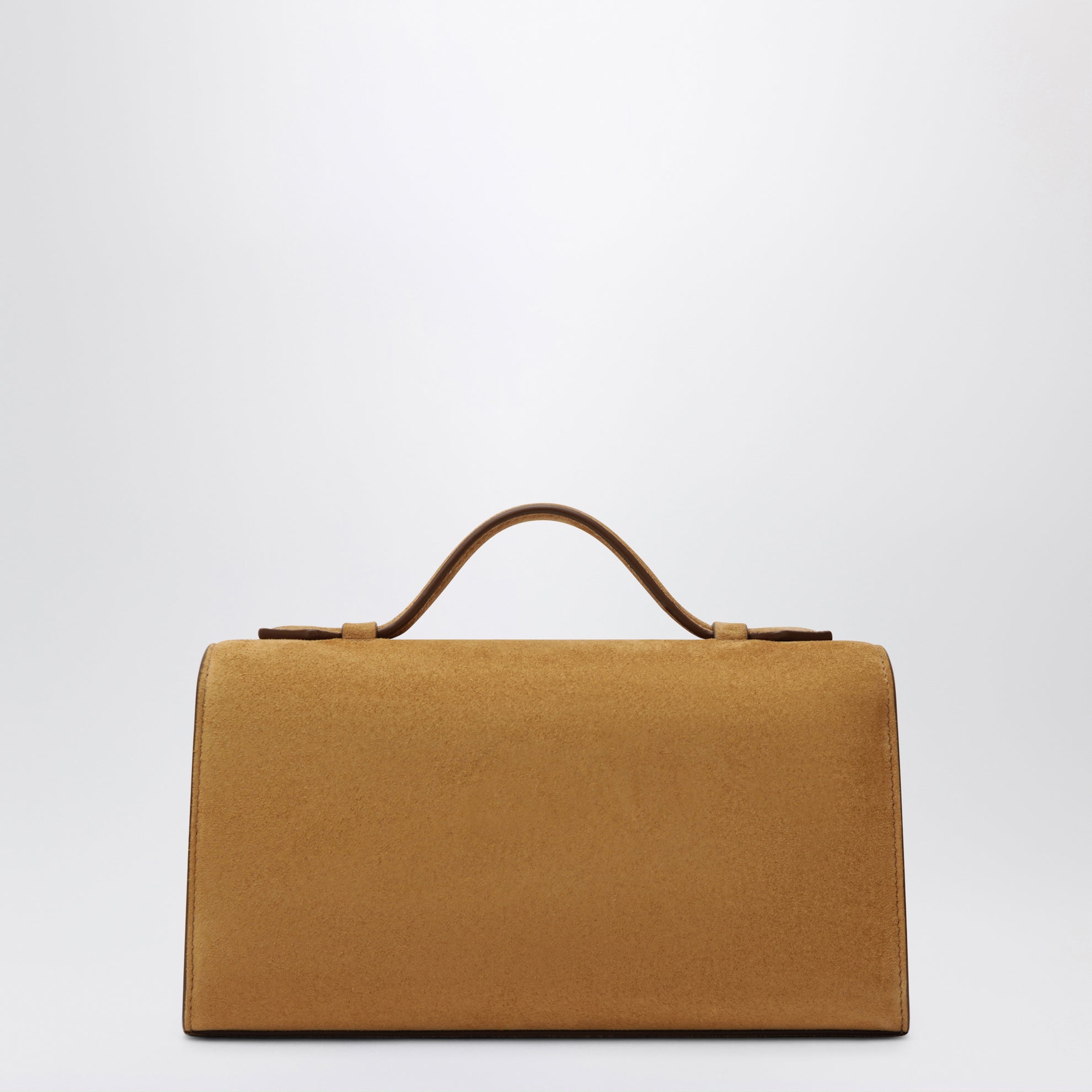 Light Brown Suede Symmetry Pouch