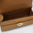 Light Brown Suede Symmetry Pouch