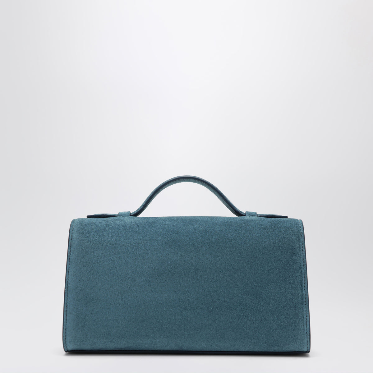 Symmetry Pouch aus baltisch blauem Veloursleder