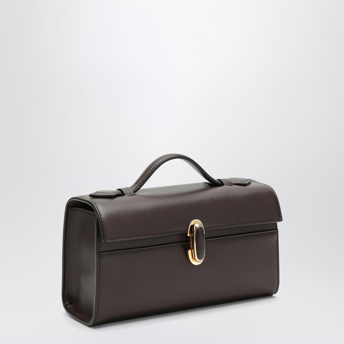 Brown Small Symmetry Pochette handbag in leather