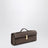 Slim Symmetry pouch in brown suede
