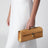 Slim Symmetry Pouch in Light Brown Calf Leather