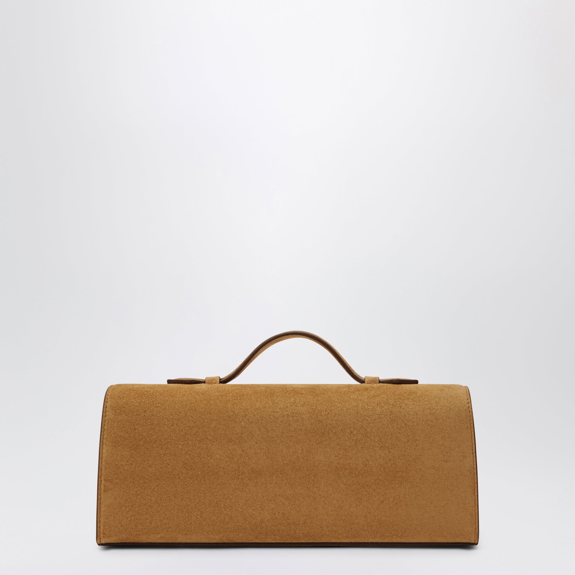 Slim Symmetry Pouch in Light Brown Calf Leather