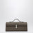Slim Symmetry Pouch in Brown Calf Leather