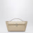Symmetry Trapeze Pouch in Ivory Leather
