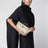 Symmetry Trapeze Pouch in Ivory Leather
