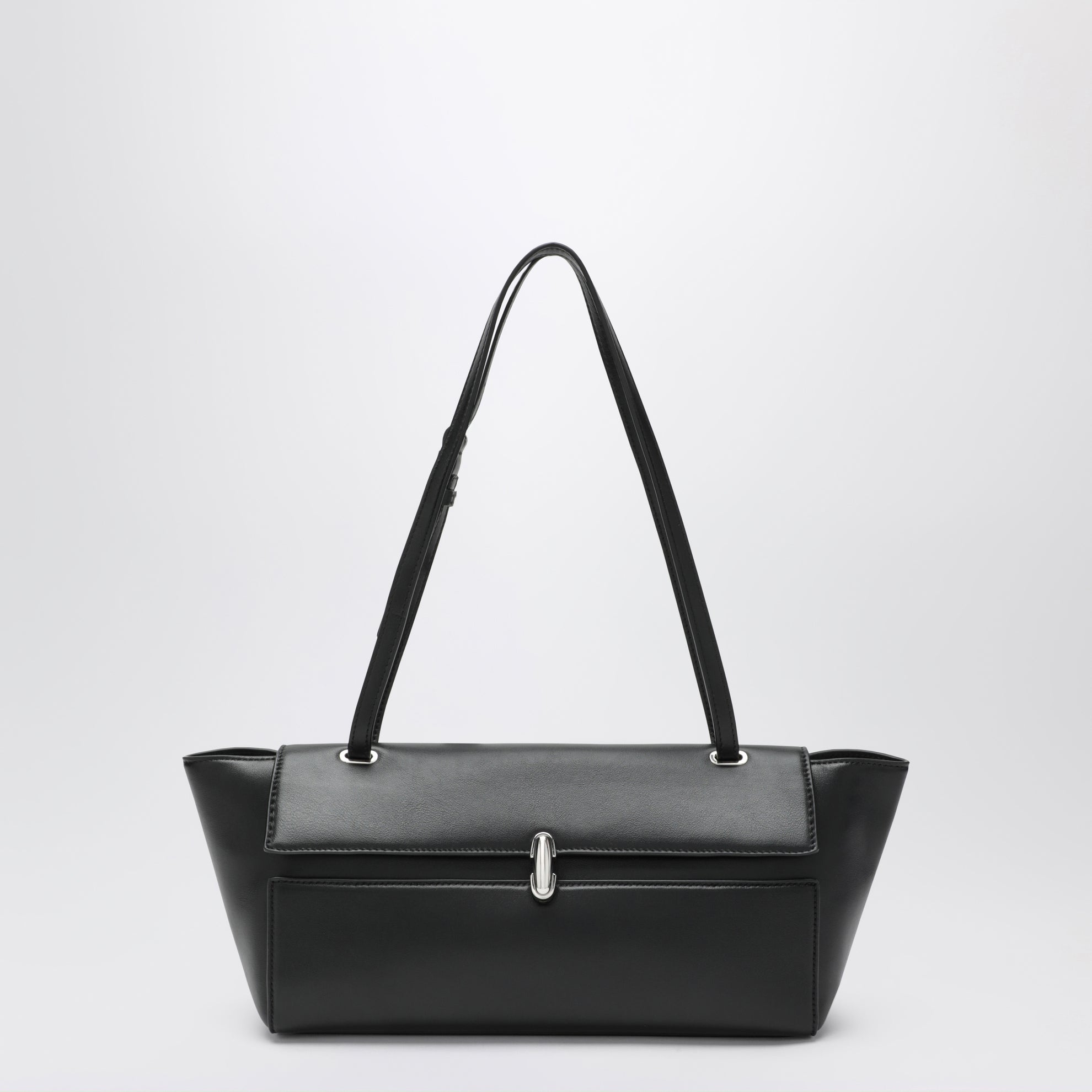 Borsa Symmetry Trapeze in pelle nera