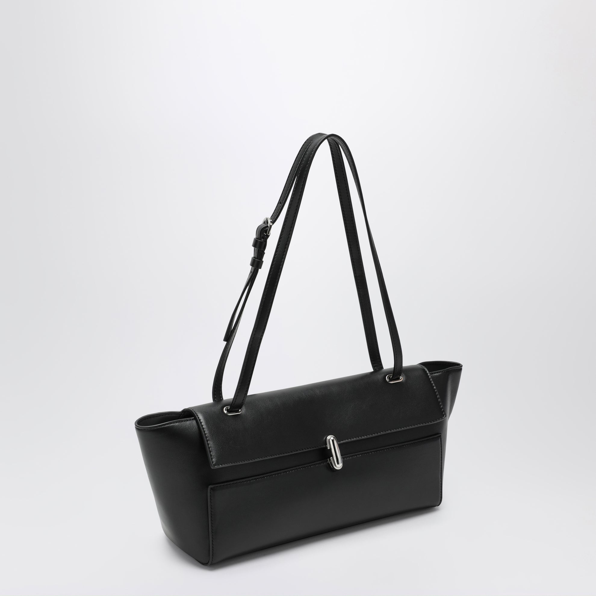 Borsa Symmetry Trapeze in pelle nera