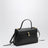 Borsa a mano Soft Symmetry in pelle nera