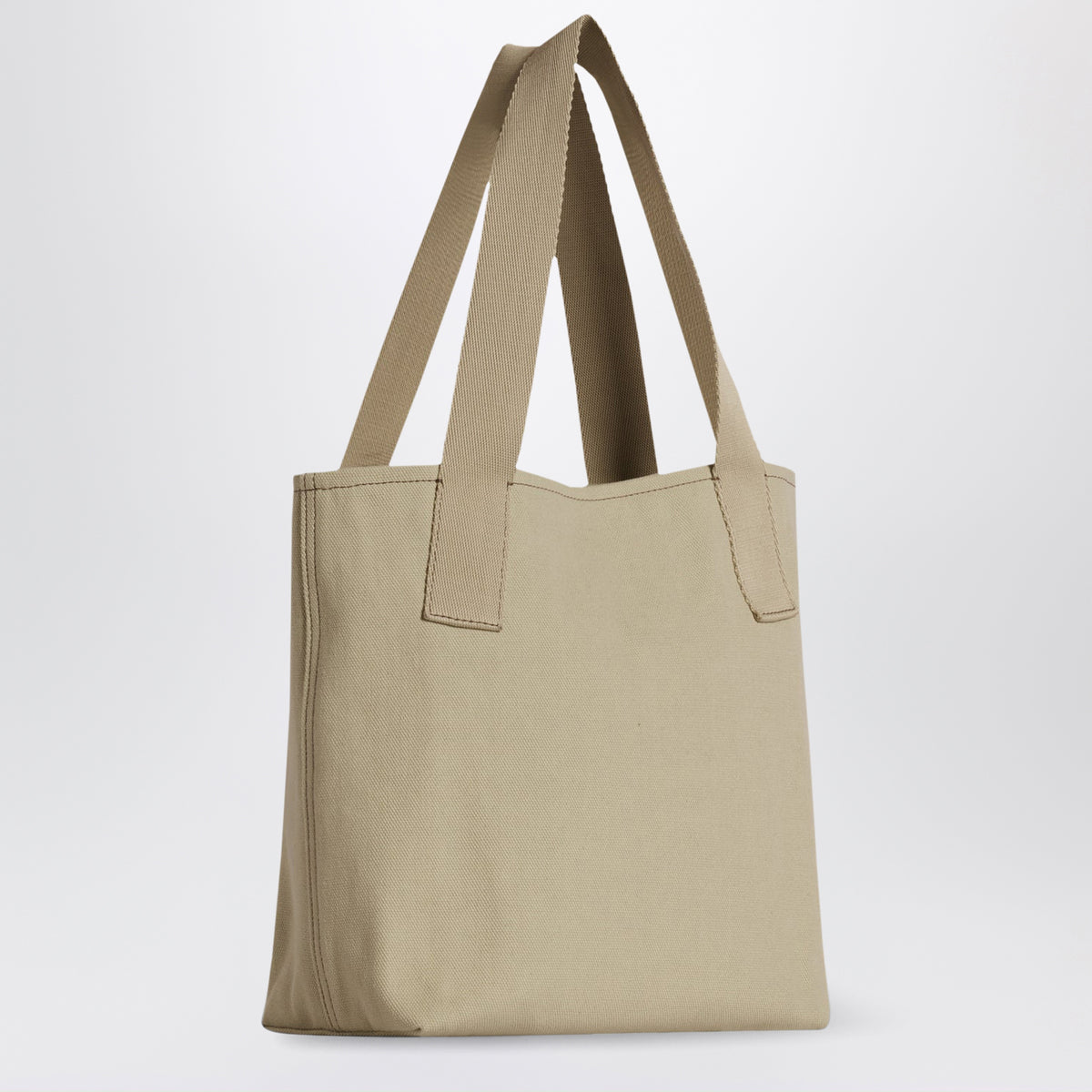 Small Brian white cotton tote bag