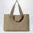 Borsa tote Brian media beige in cotone