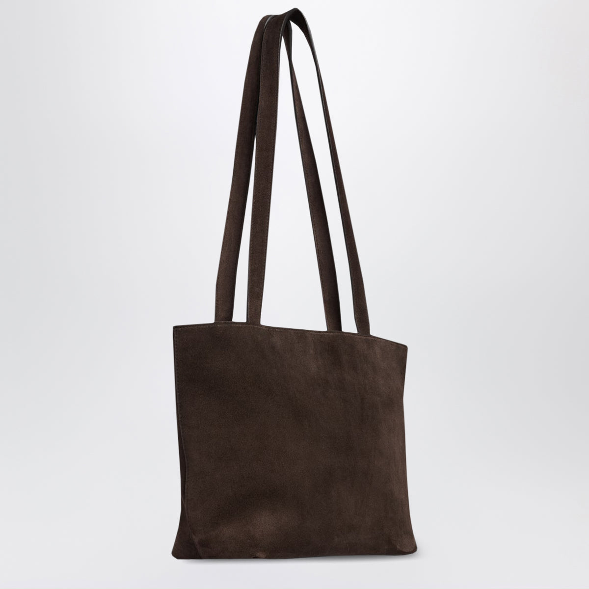 Parker Dark Brown Suede Tote Bag